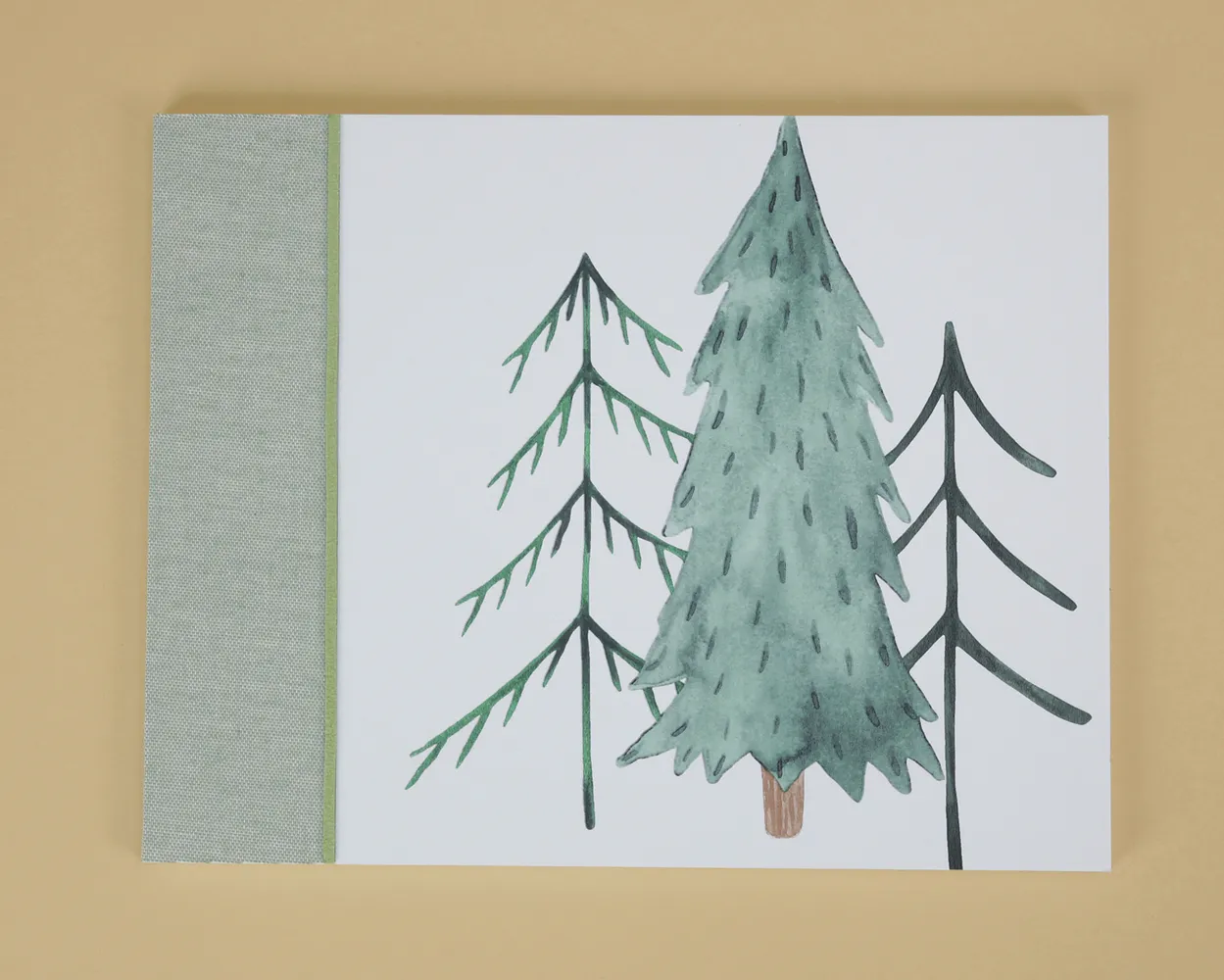 Christmas Acordeón Foto Árbol