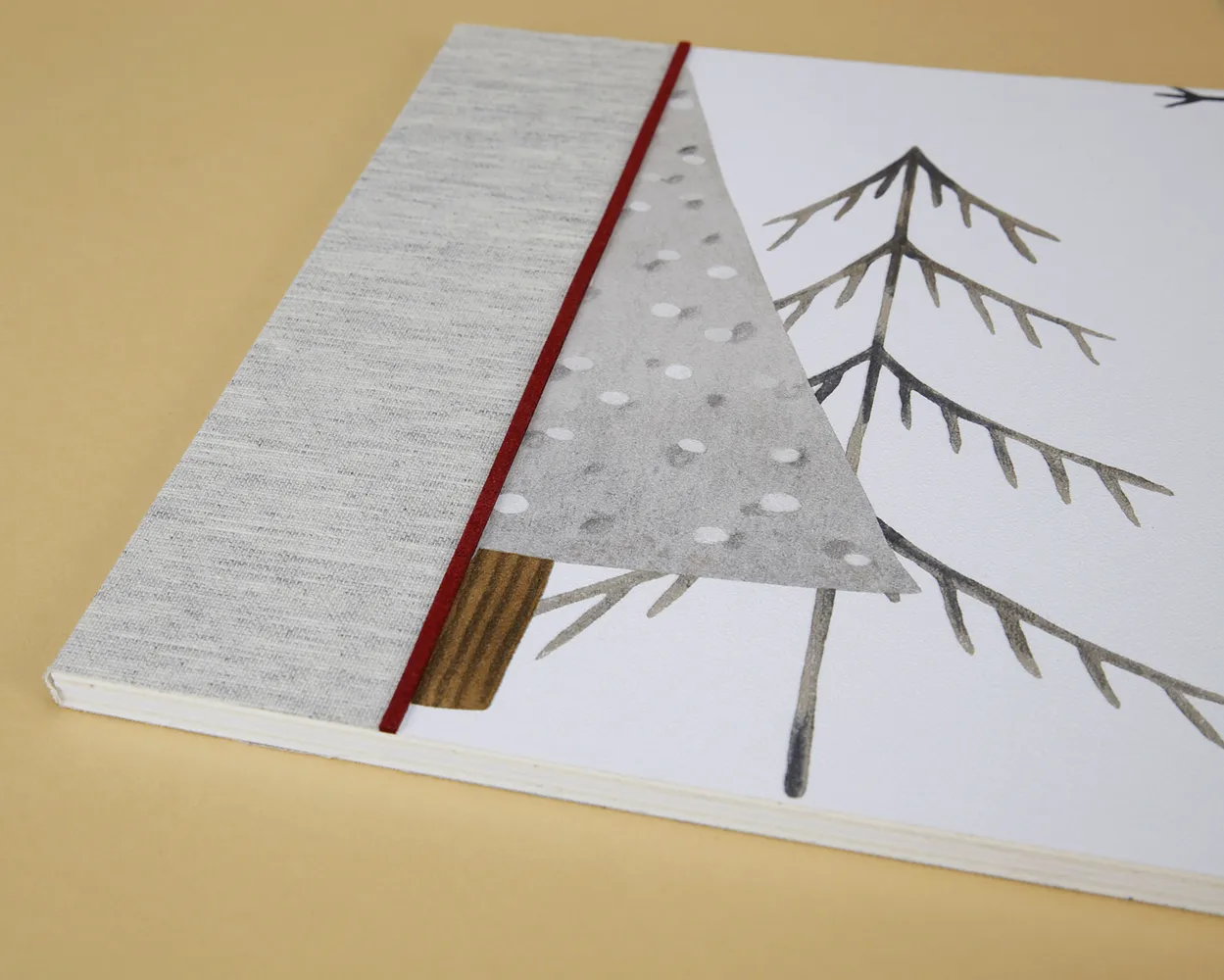 Christmas Acordeón Foto Árbol