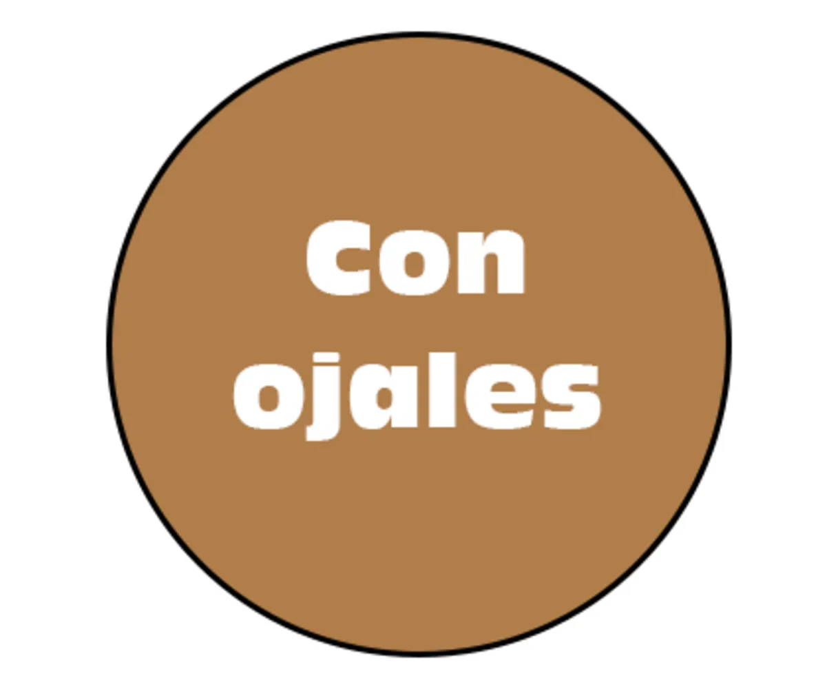 LONA CON OJALES