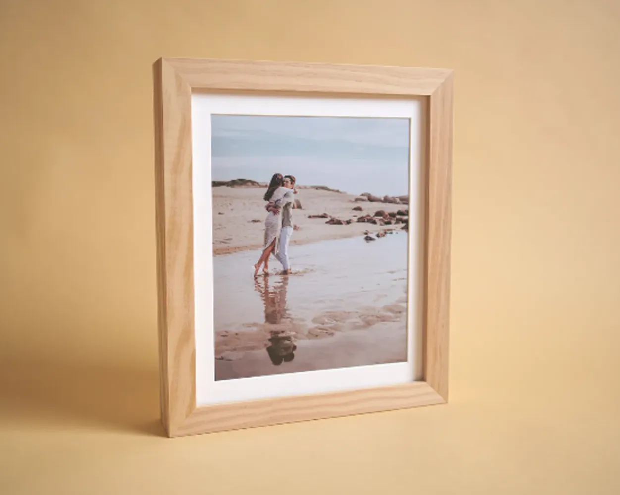 Caja madera marco<br>Passe Partout<br>Sin foto