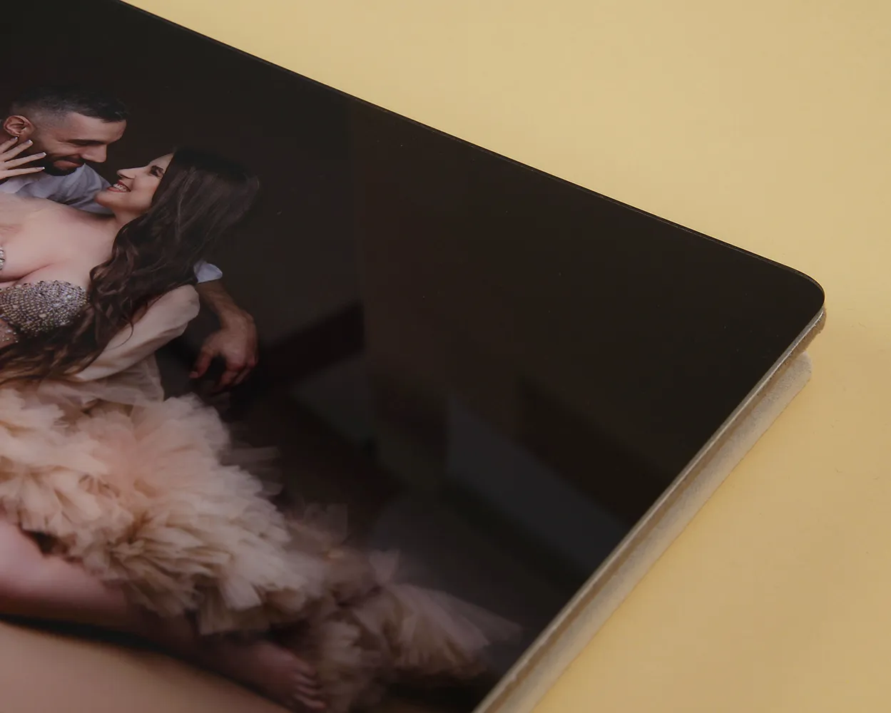 Álbum Tapa Metacrilato combinada con material