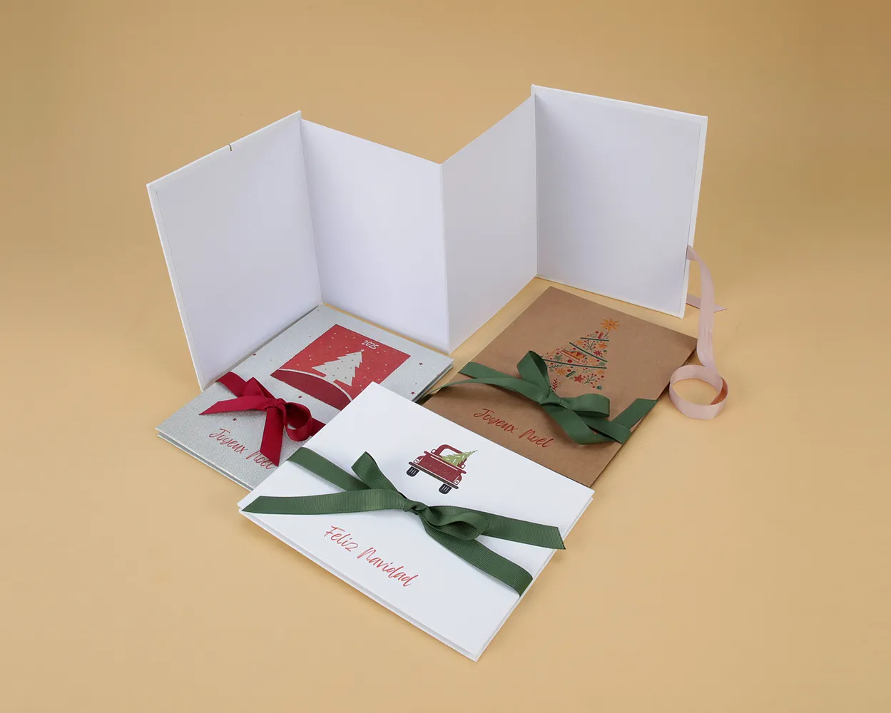 Christmas Acordeón Analogico Folio Ribbon SIN FOTOS