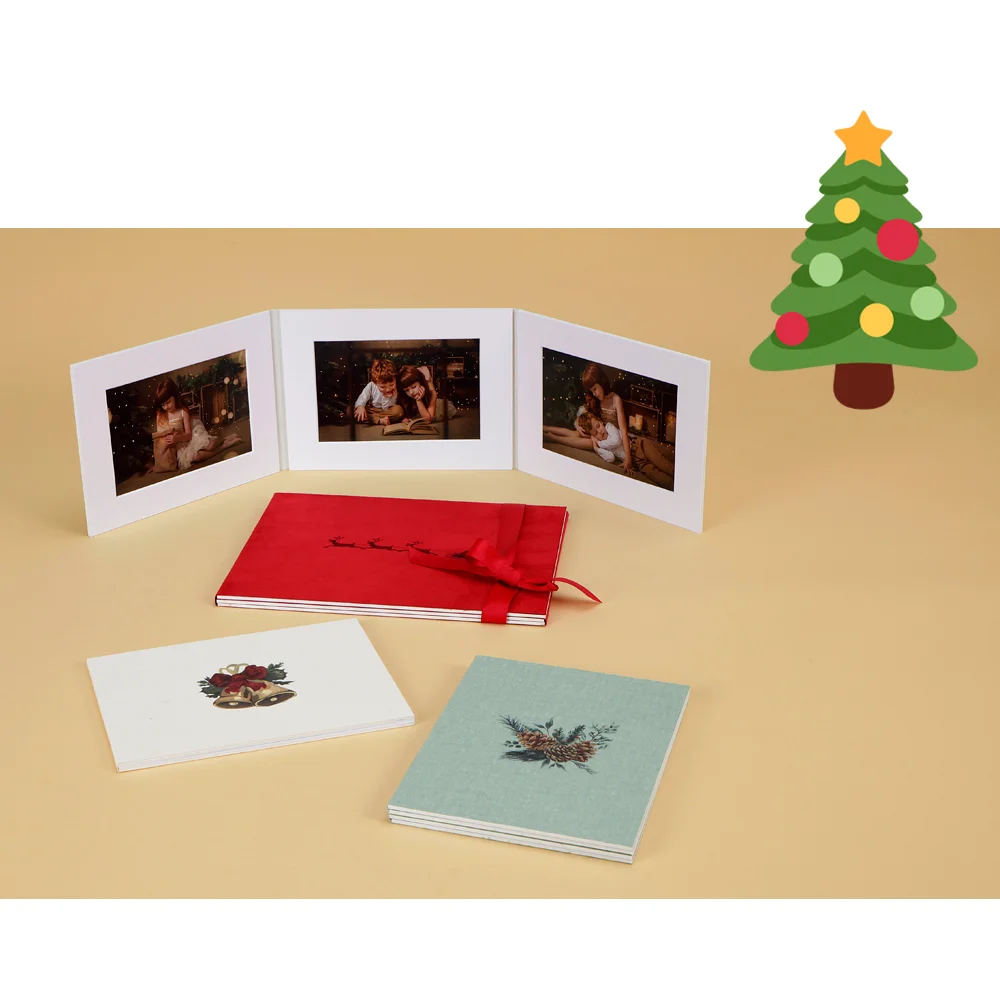 Christmas Díptico Tríptico y Cuadriptico Passe-Partout