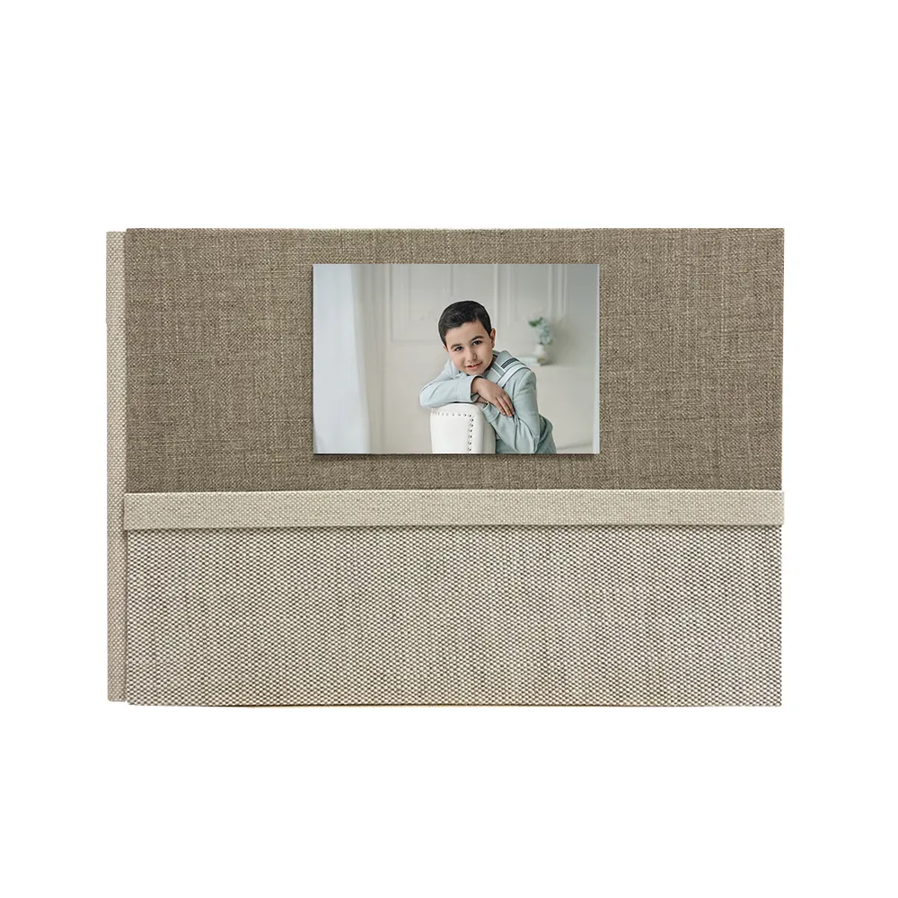 Álbum Rustico mixto material con ventana