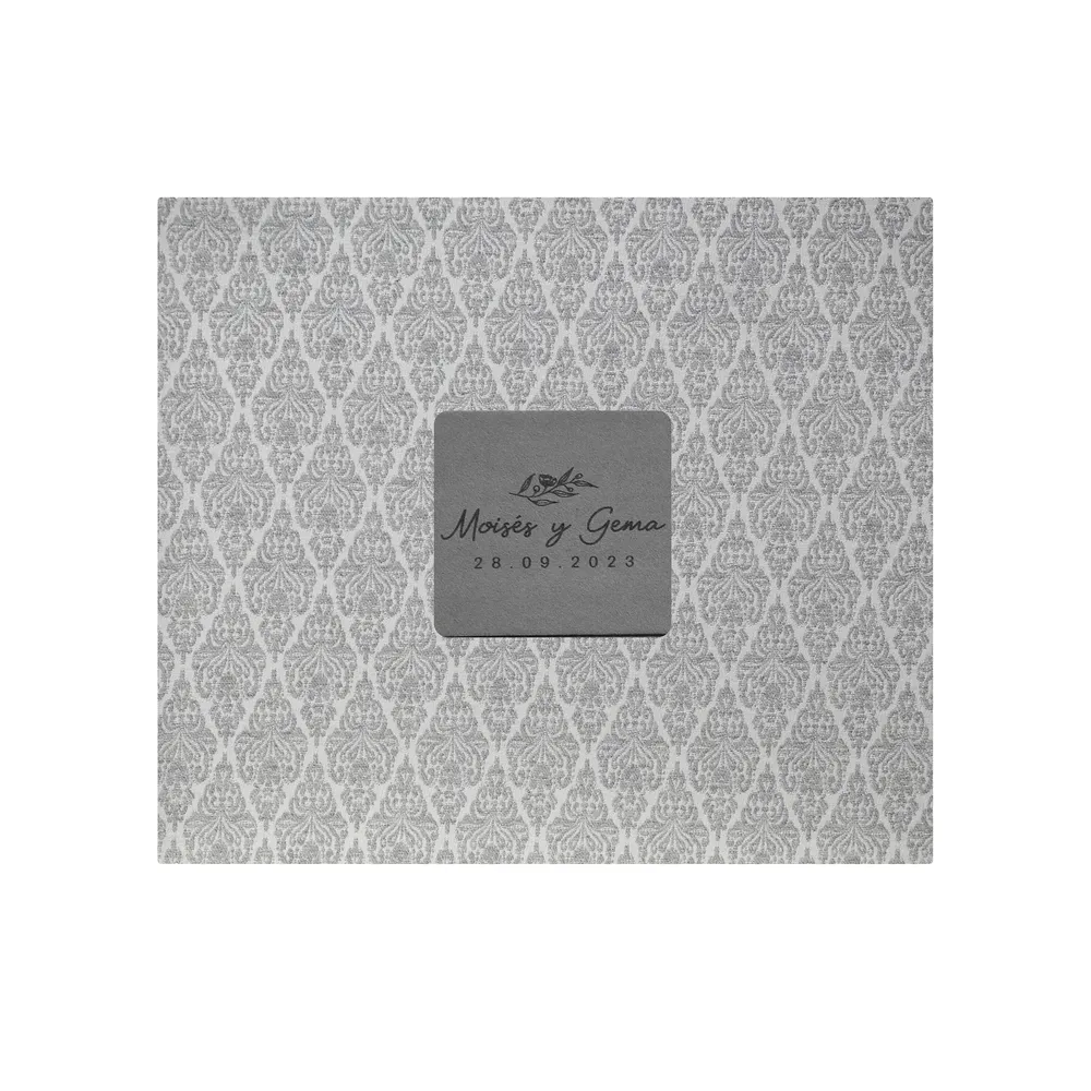 Álbum 1 Pieza Chapa Cuadrada Boda (20 pl)