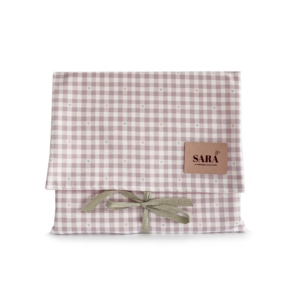 Pack Sobre Textil con Chapa